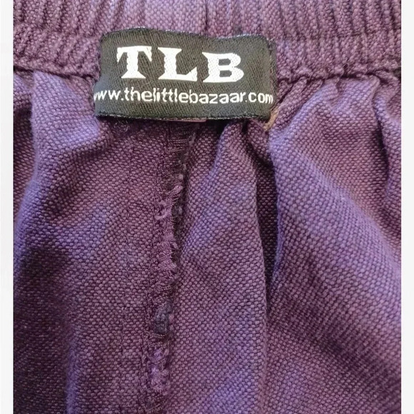 TLB The Little Bazaar Purple Fringe Boho  Shorts Size S/M - Picture 9 of 12